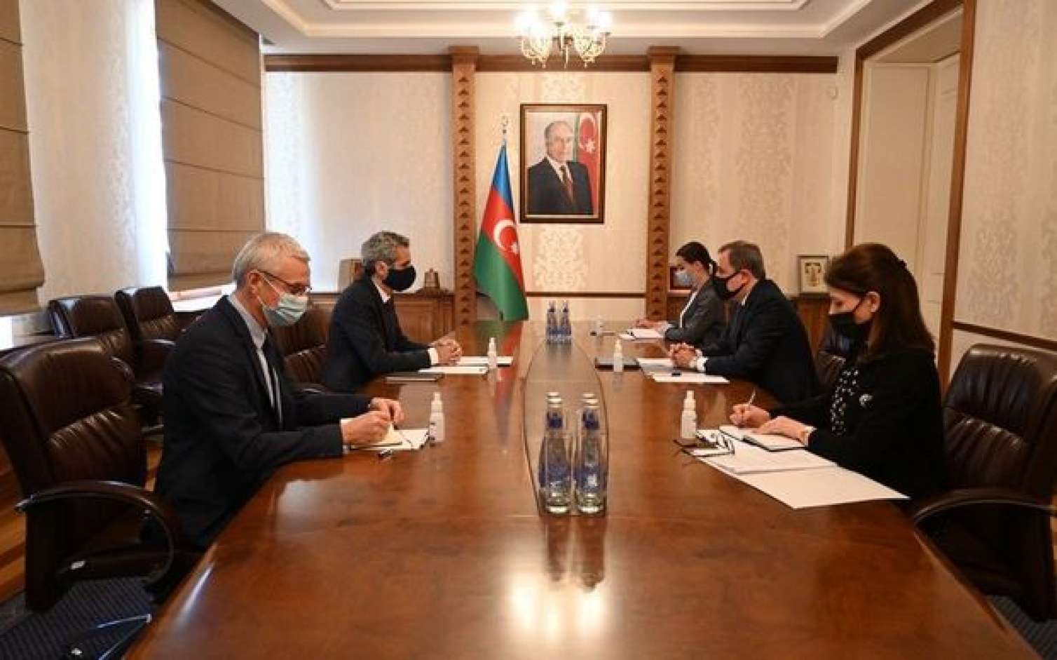 Ceyhun Bayramov Fransa səfirini qəbul etdi -   FOTOLAR