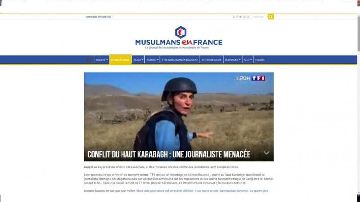 Fransa mediası erməni lobbisini ifşa etdi  FOTOLAR