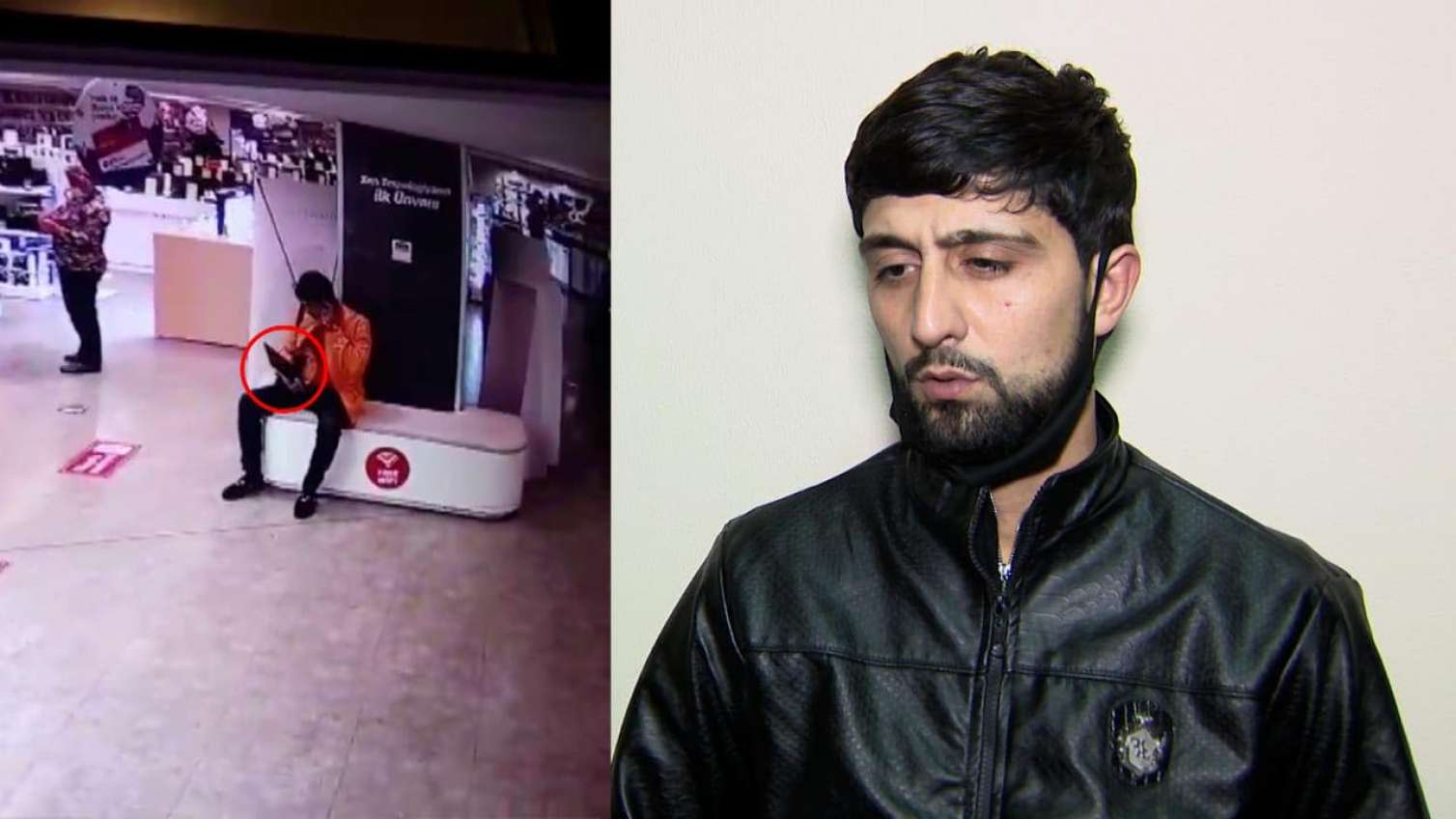 Bakıda məşhur mağazalardan oğurluq edən şəxs tutuldu  FOTOLAR + VİDEO