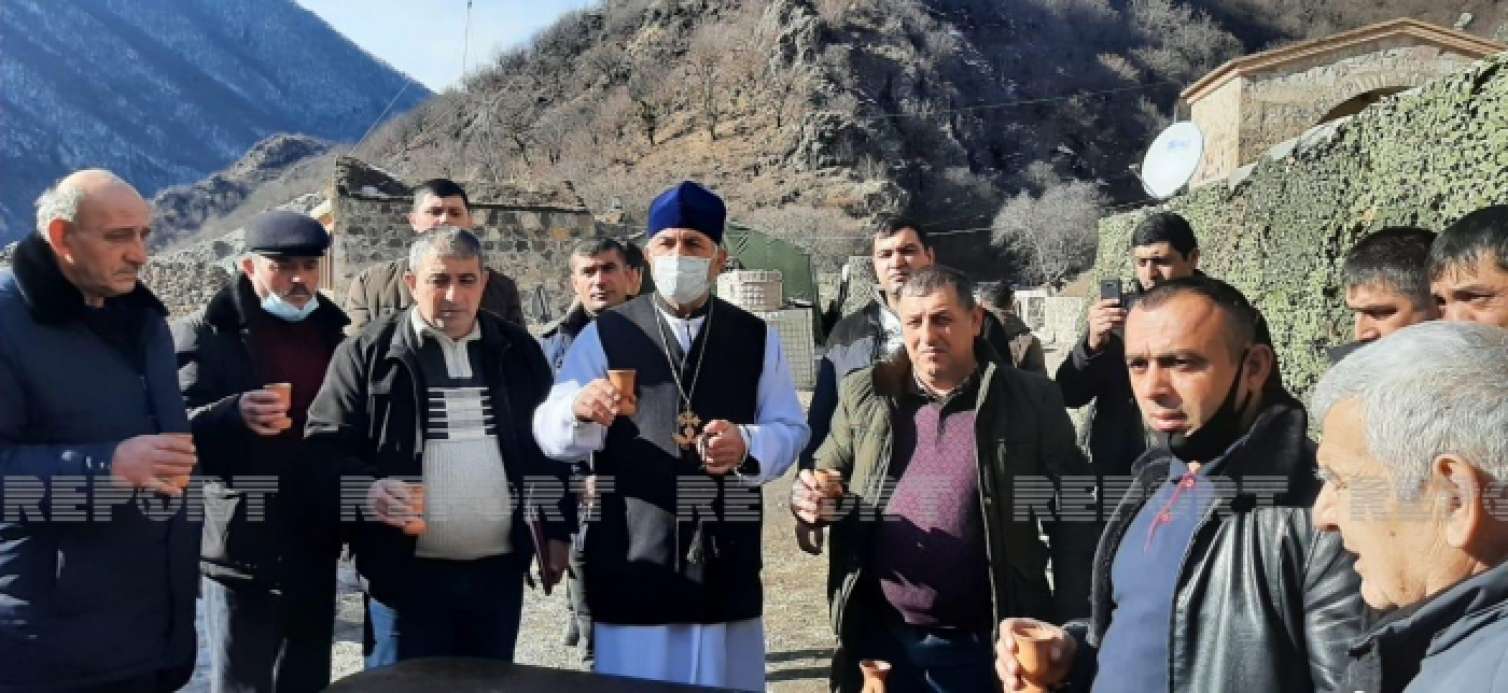 Udinlər Kəlbəcərdəki Xudavəng monastrında   FOTOLAR