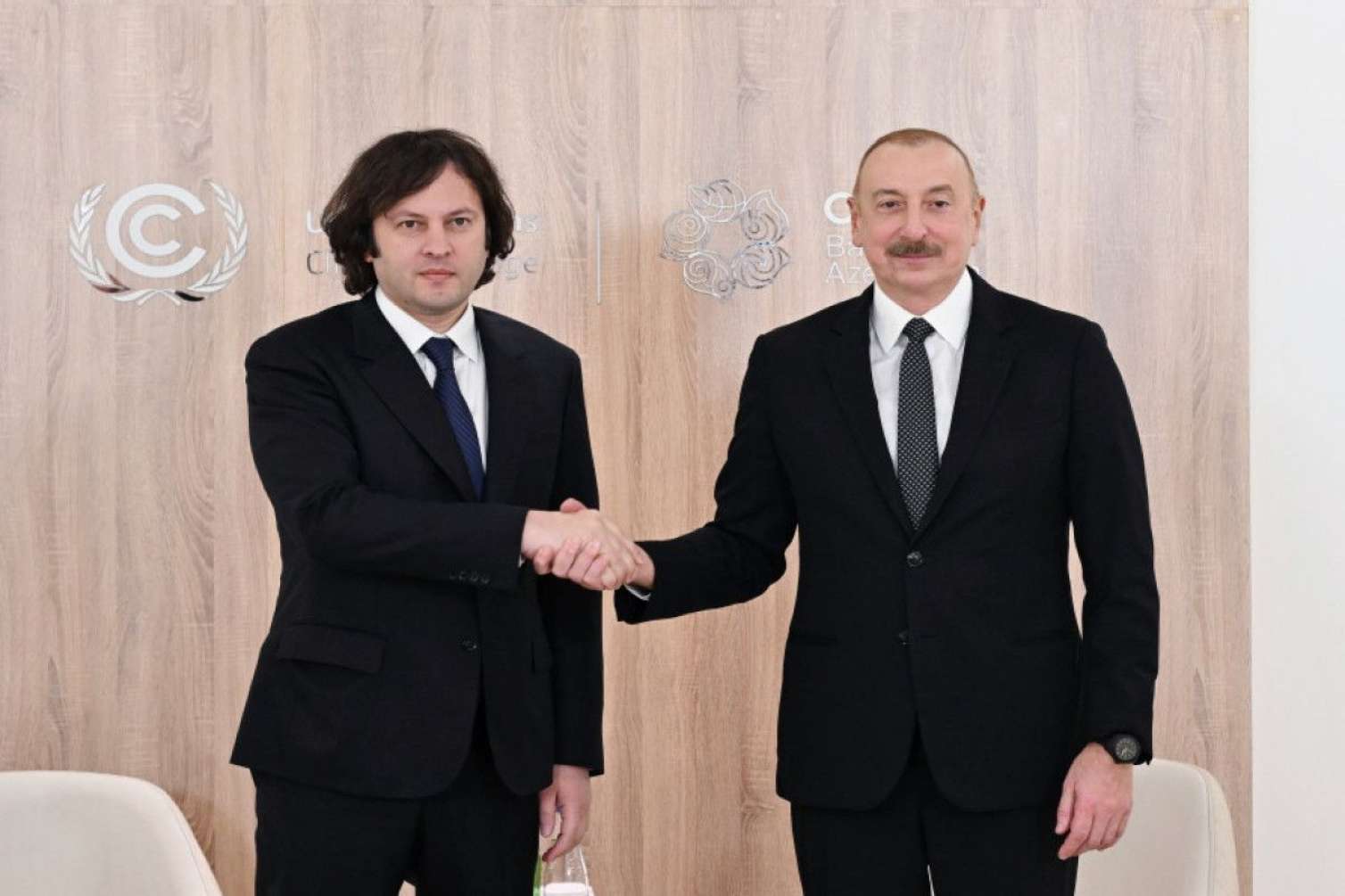 İlham Əliyev İrakli Kobaxidze ilə görüşdü - Yeniləndi 