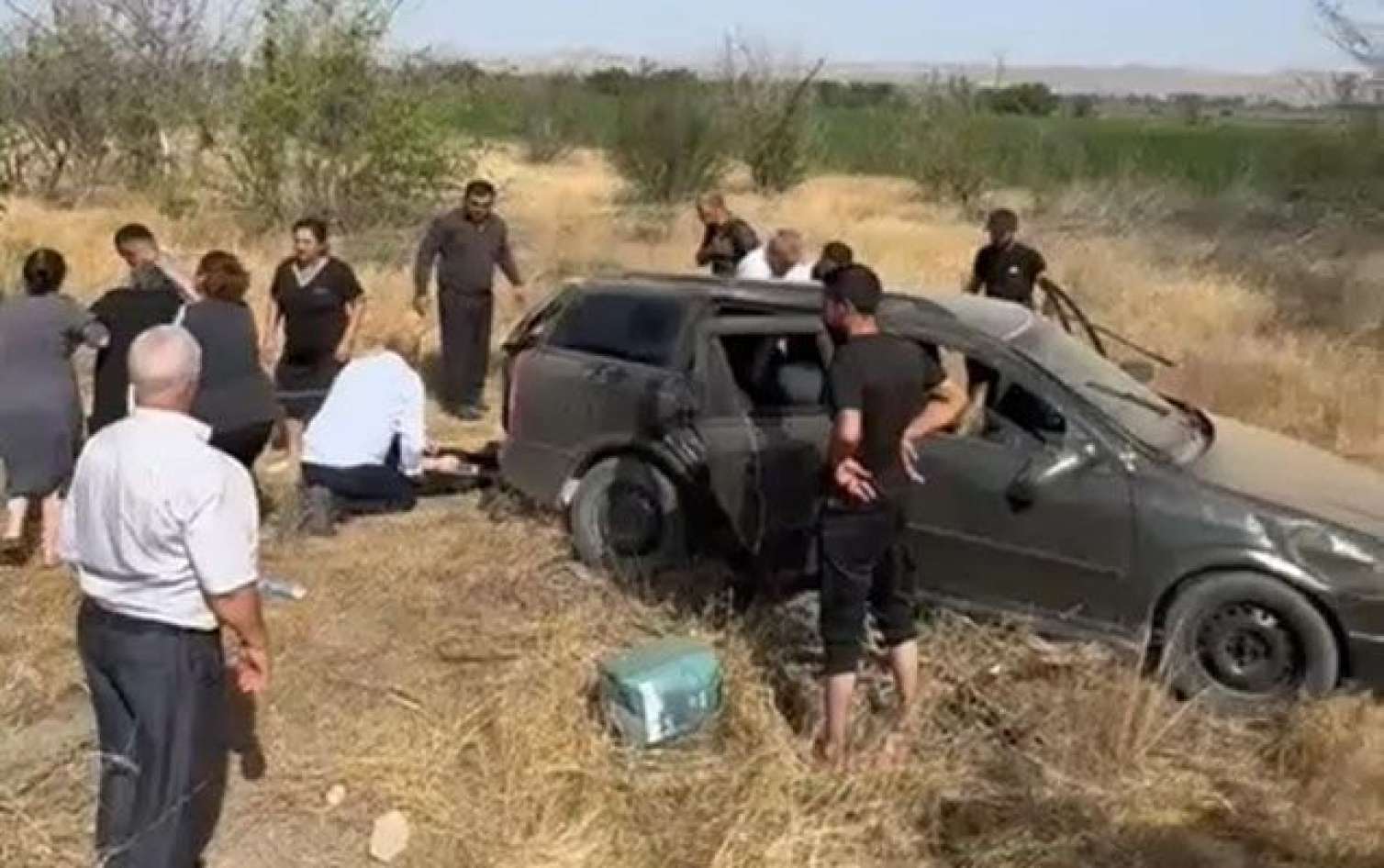 Şəhid ailəsi qəzaya düşdü - 5 yaralı var