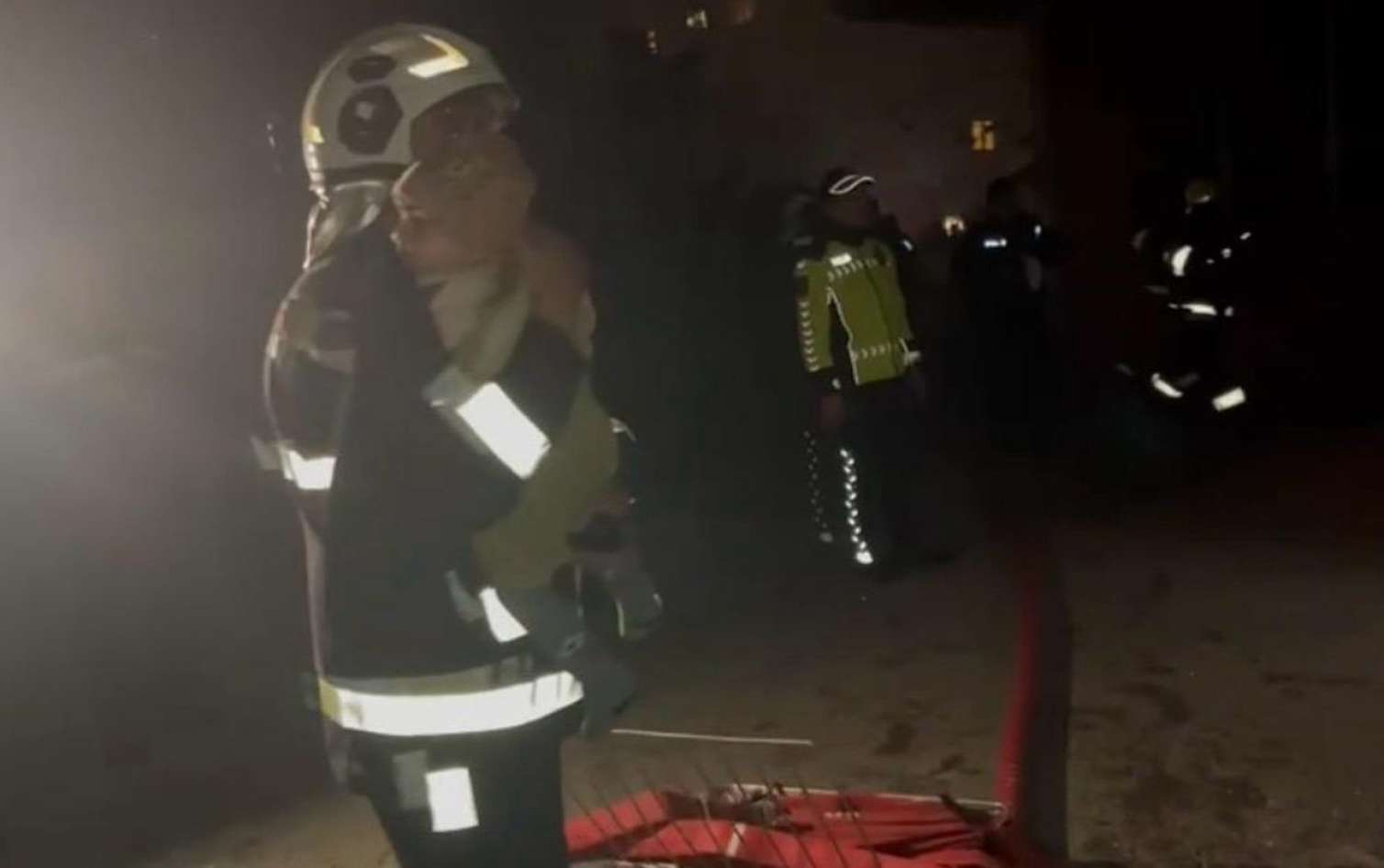 Yanğından çıxarılan körpə... - Son vəziyyət 