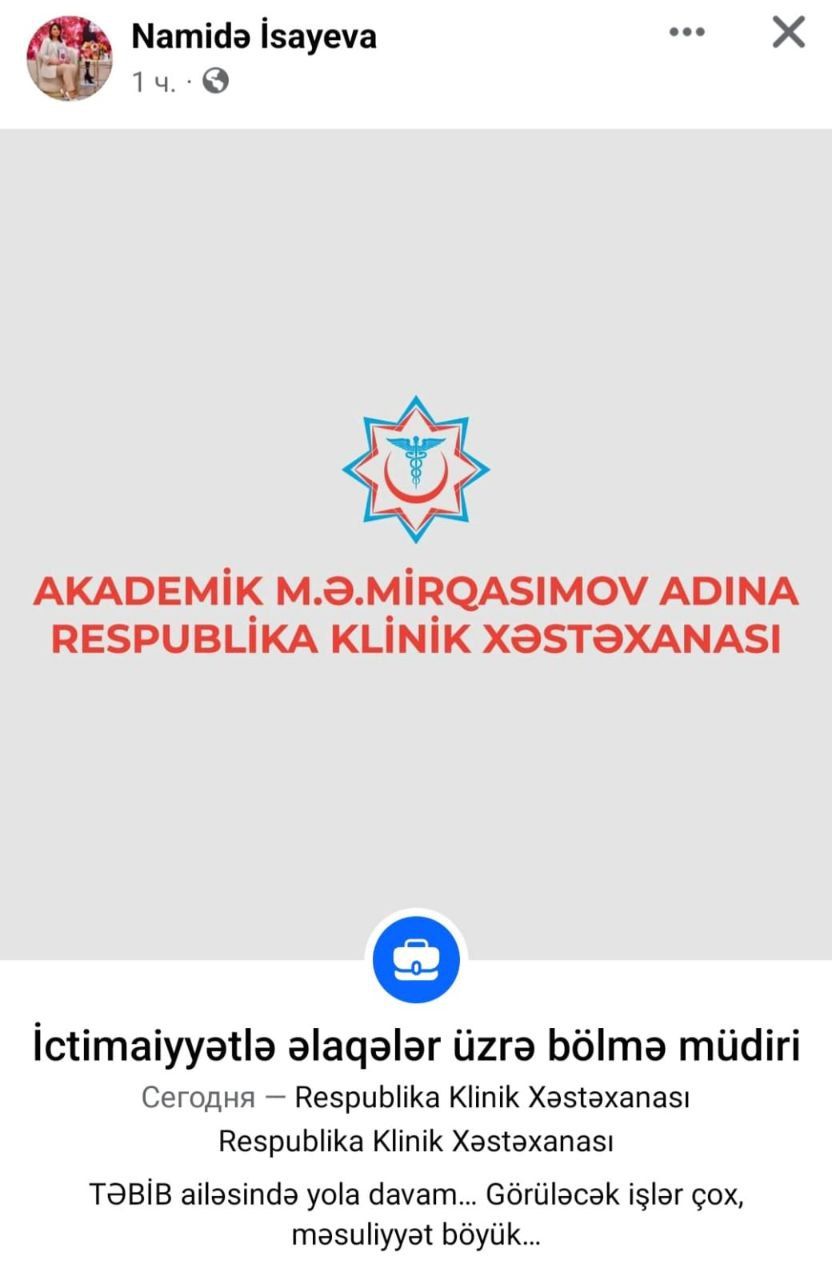 Daha bir jurnalistə vəzifə verildi