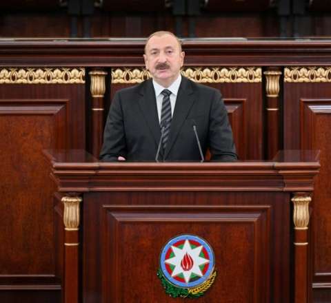 Prezident AMEA-nın 80 illik yubiley yığıncağına qatıldı - FOTO 