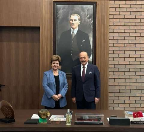 Tənzilə Rüstəmxanlı Vedat Bilgin ilə görüşdü - FOTO 