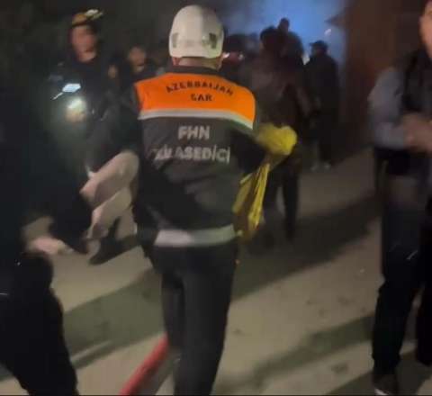 Biri 7 yaşlı uşaq olmaqla 3 nəfərin öldüyü yanğınla bağlı CİNAYƏT İŞİ AÇILDI 