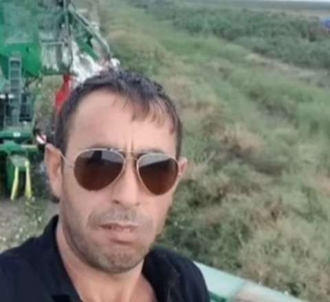 Faciəli şəkildə ölən kombaynçının – Fotosu 