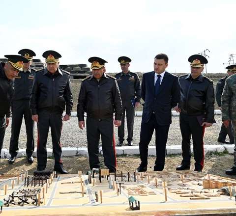  Yeni hərbi obyektlər istifadəyə verildi 