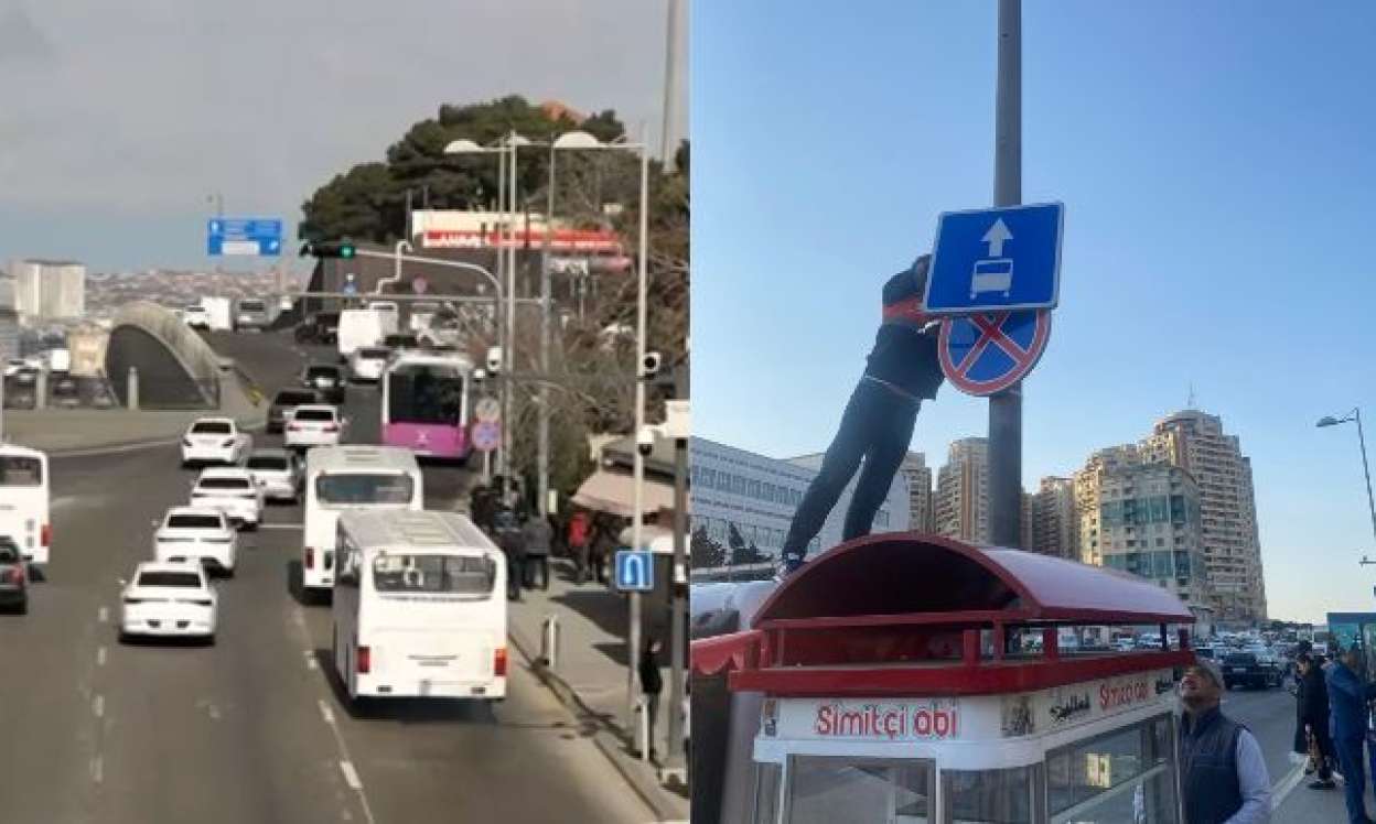 Avtobus zolağı ləğv olundu, cərimə yazılmayacaq: Sürücülərin diqqətinə! - VİDEO 