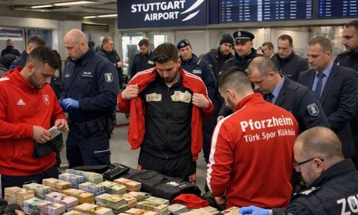 Türk futbolçular hava limanında tutuldu – Üzərlərindən 215 min avro çıxdı 