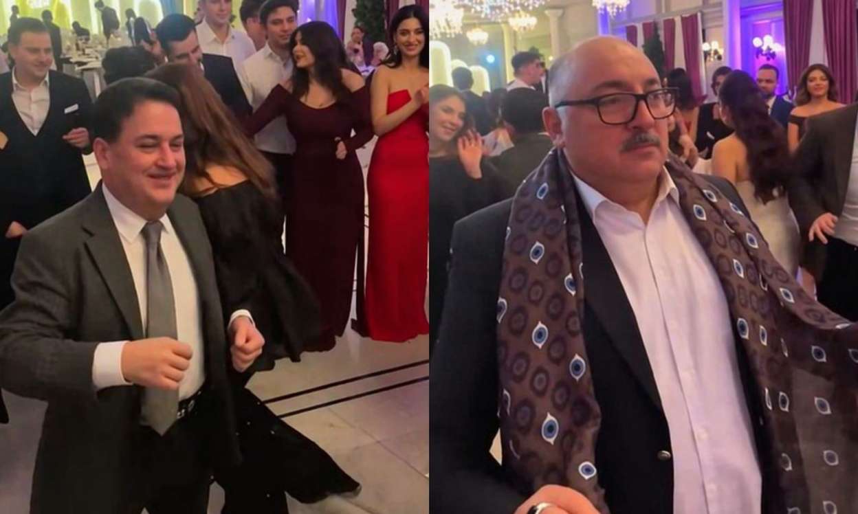 Murad Dadaşovla Bəhram Bağırzadənin rəqsi gündəm oldu - VİDEO