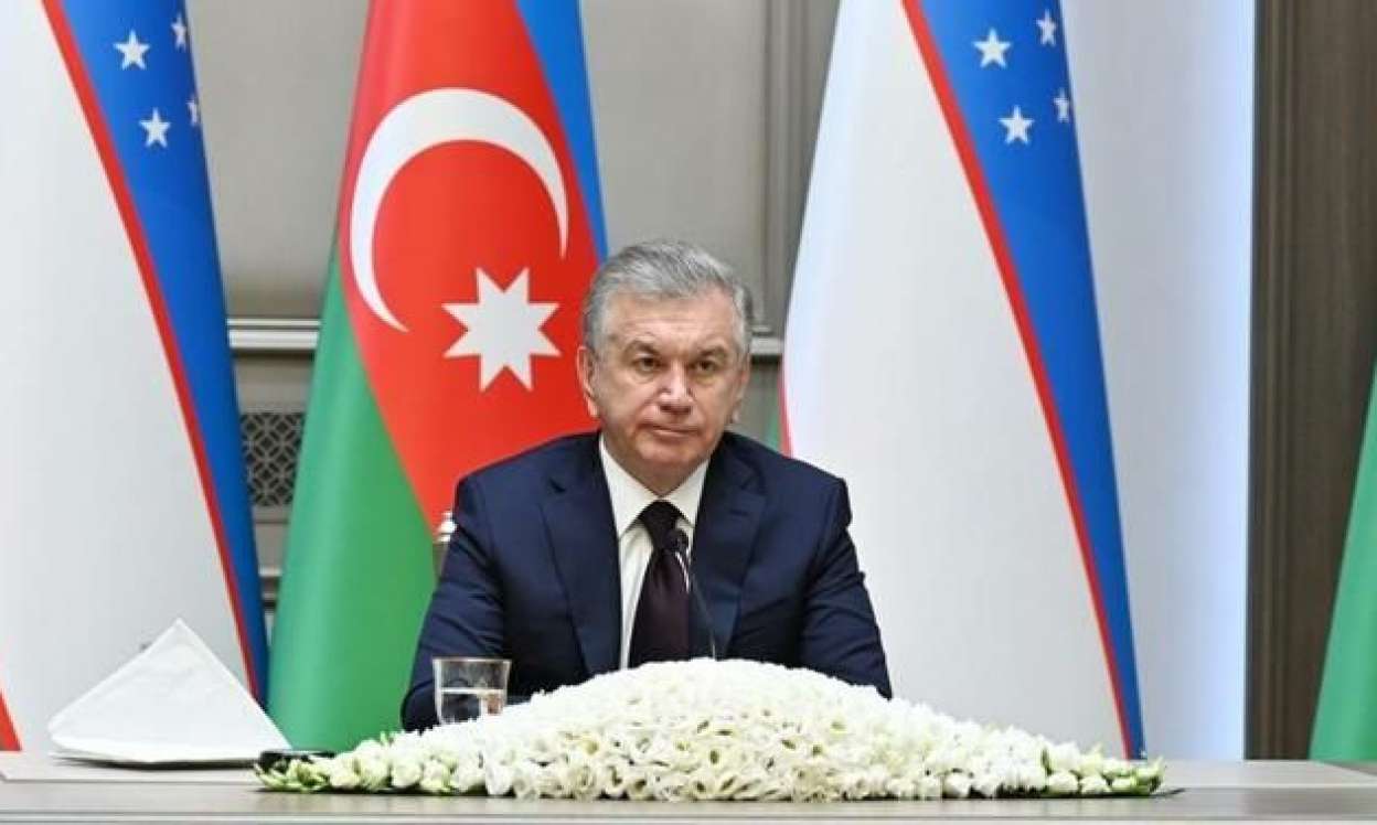 Şavkat Mirziyoyev “Heydər Əliyev” ordeni ilə  təltif edildi