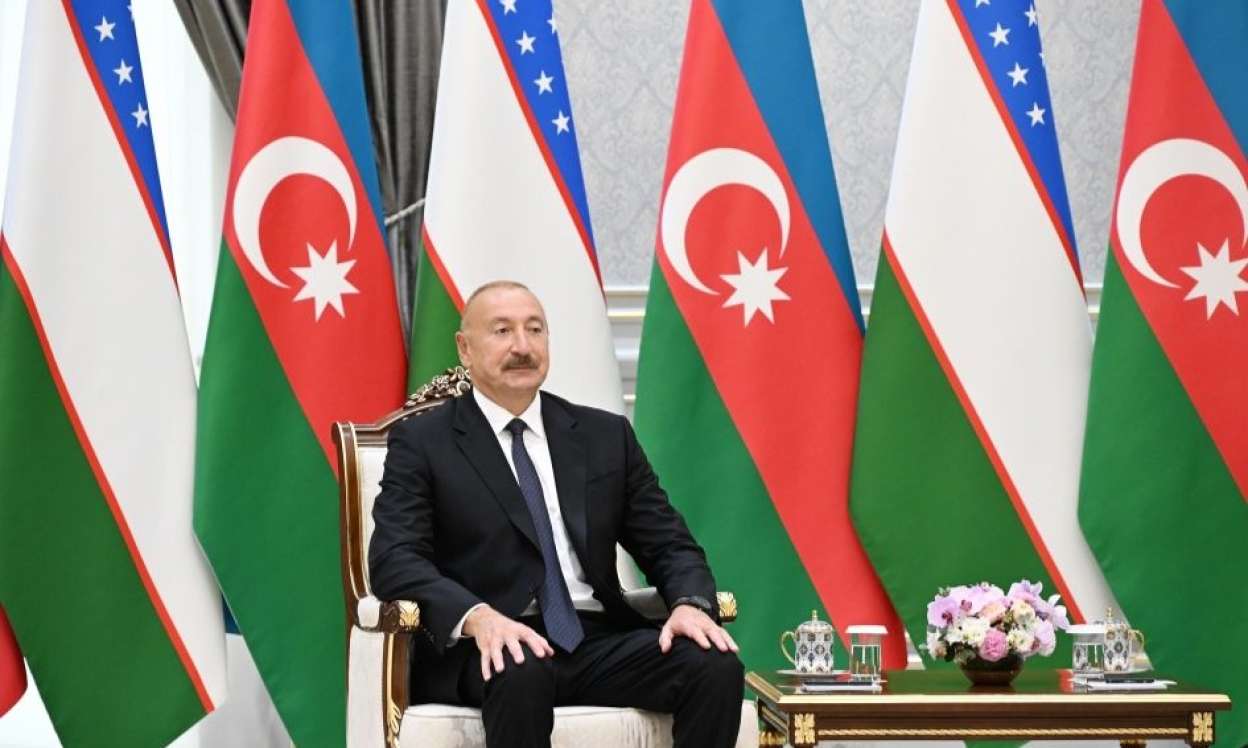 İlham Əliyev Özbəkistanın yüksək dövlət ordeni ilə  TƏLTİF EDİLDİ