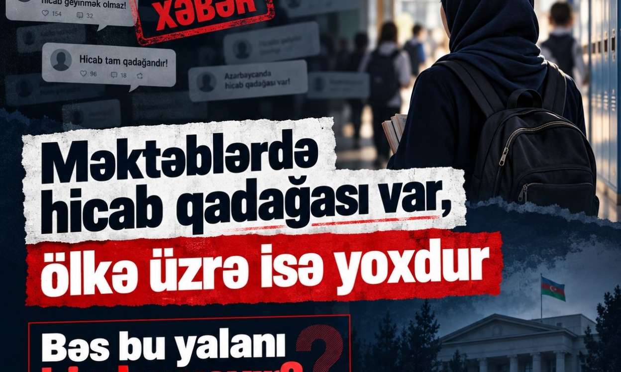Azərbaycana qarşı eyni mərkəzdən hücum:  "Hicab qadağası" yalanını kimlər körükləyir?