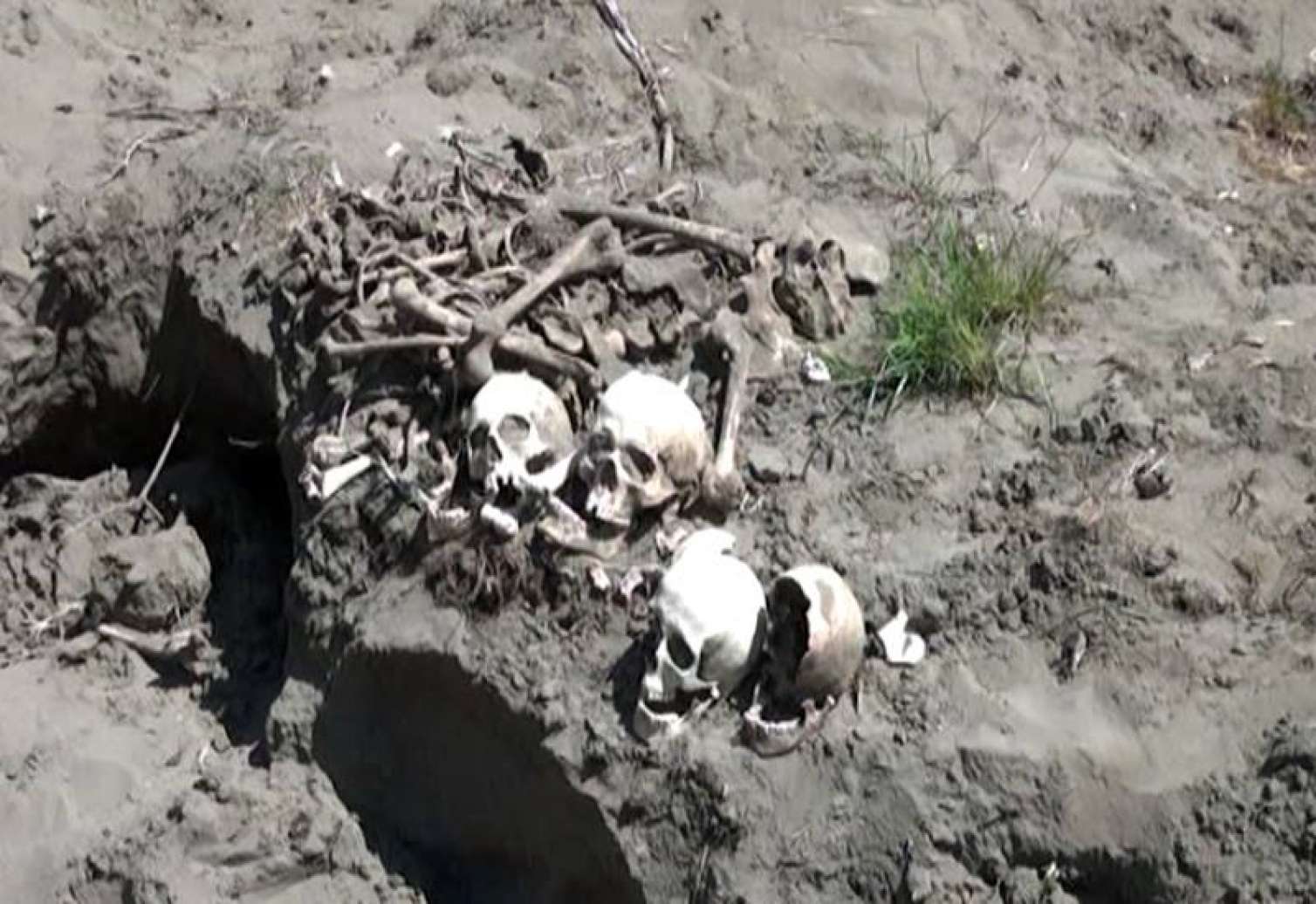 Laçında insan skeleti tapıldı 