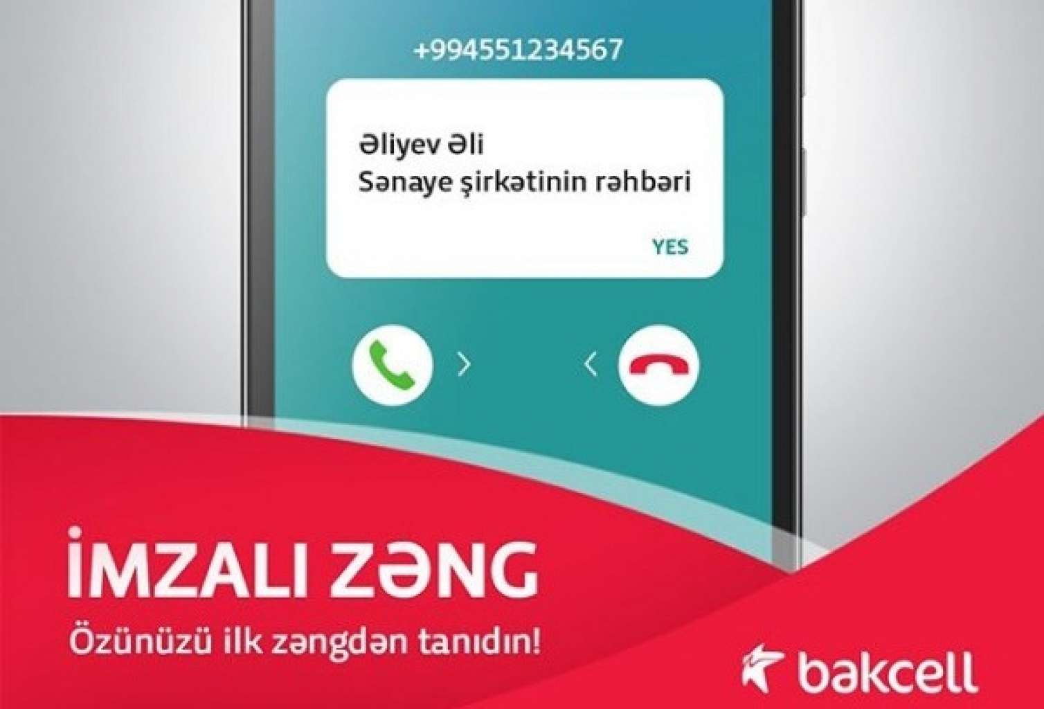 “Bakcell”in “İmzalı zəng” xidməti ilə özünü təqdim et!  