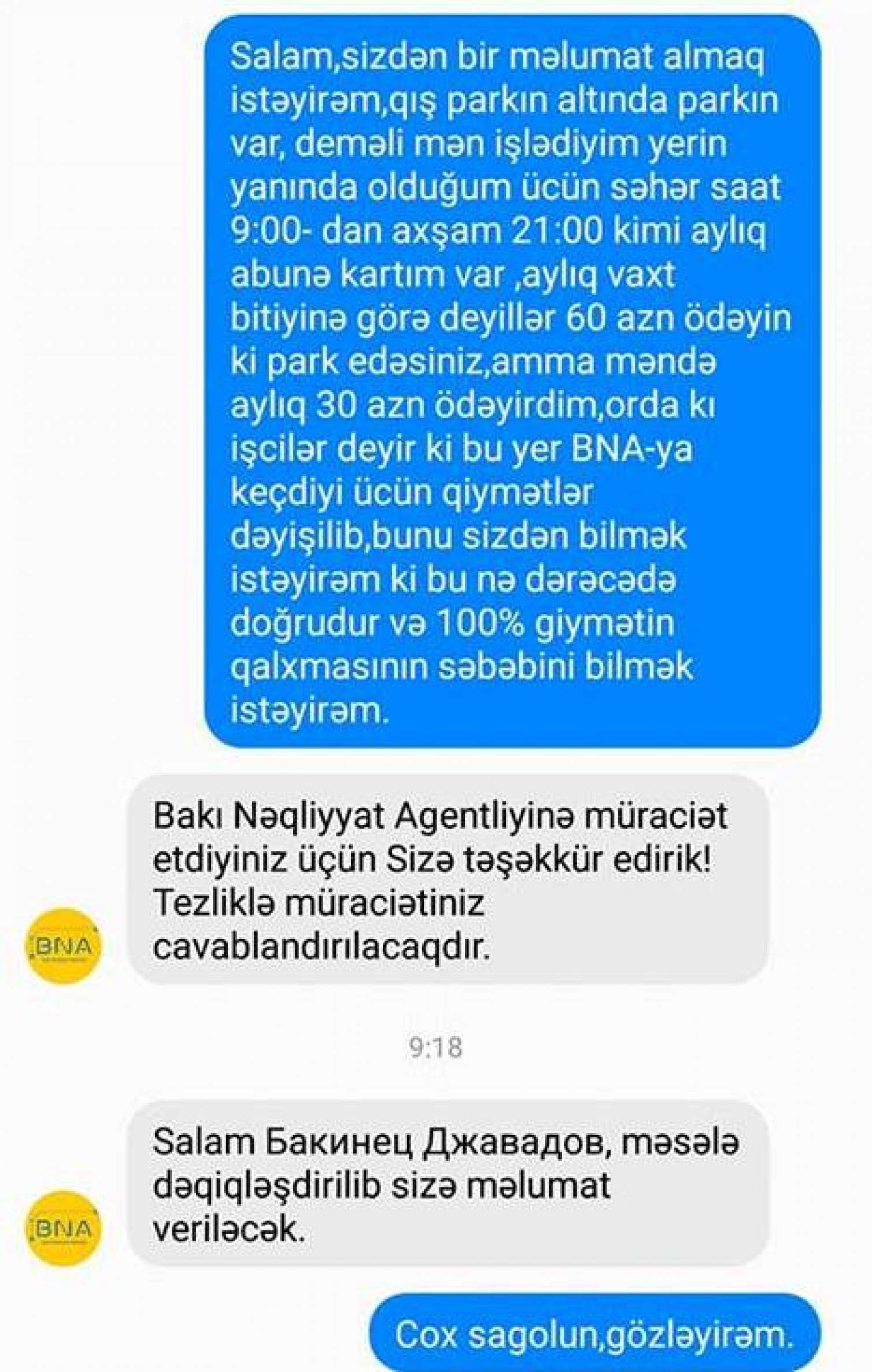 Bakıda parkinqlərdə qiymətlər 2 dəfə artırılıb? -  AÇIQLAMA/ YENİLƏNİB