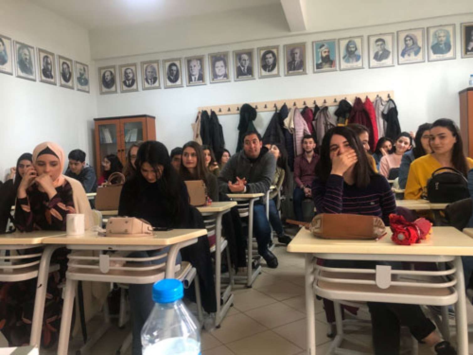 Bakı Mühəndislik Universitetində Fərid Hüseynlə görüş  - FOTO
