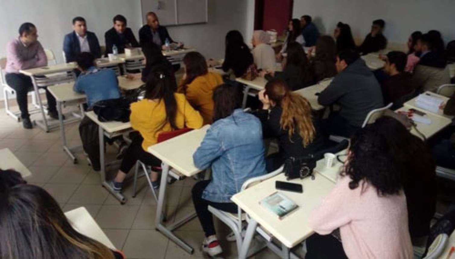 Bakı Mühəndislik Universitetində Fərid Hüseynlə görüş  - FOTO