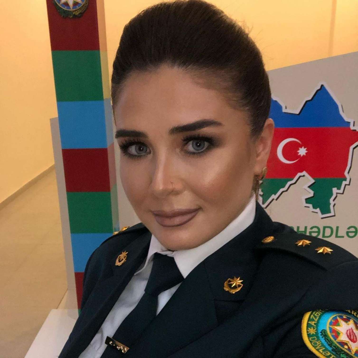 General Elnarə Xəlilovanı təltif etdi -  FOTOLAR