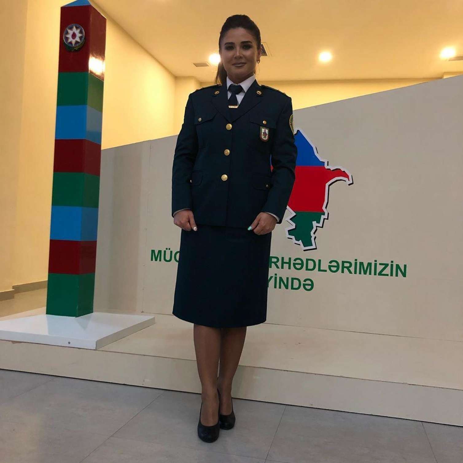 General Elnarə Xəlilovanı təltif etdi -  FOTOLAR