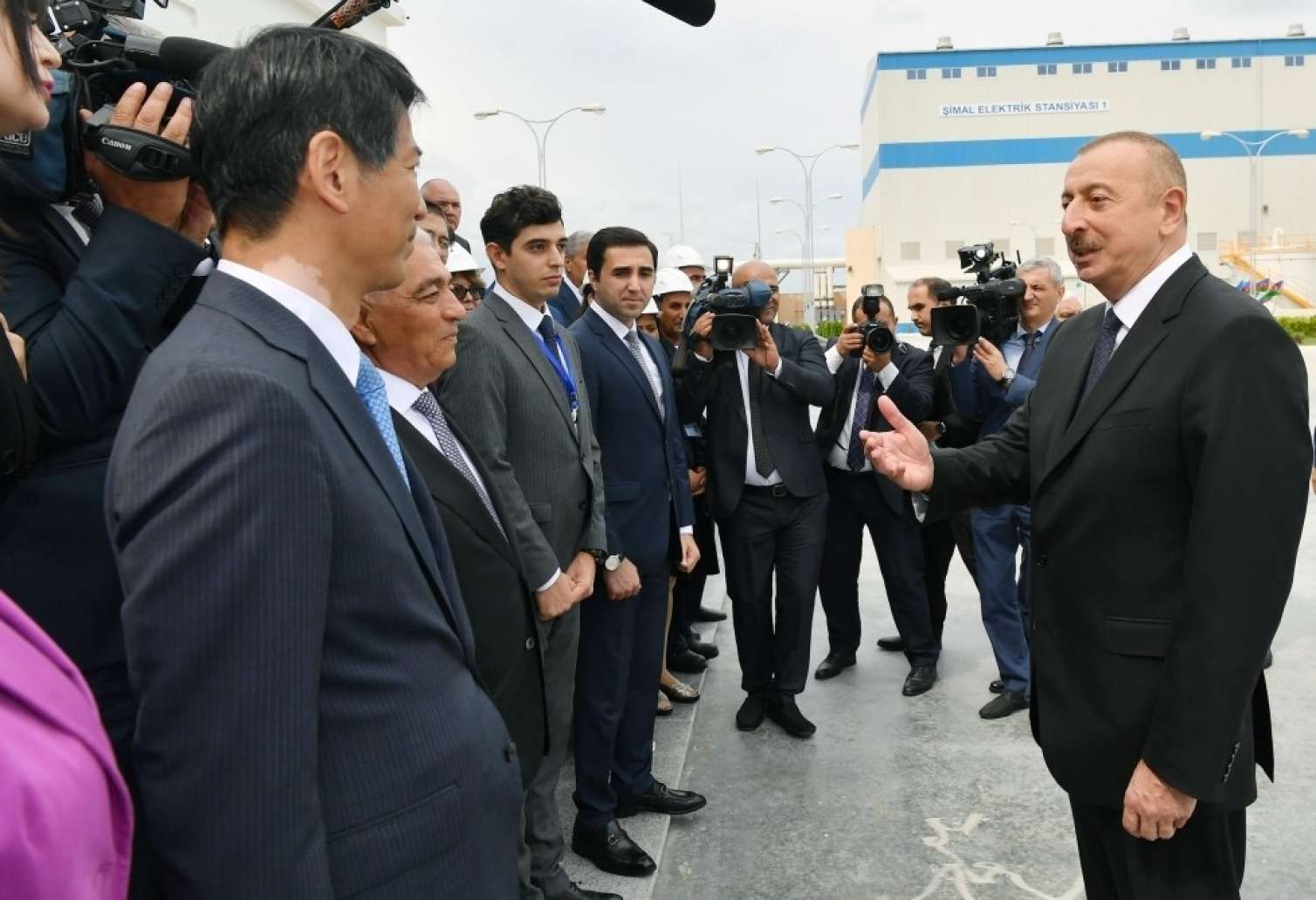 Prezident “Şimal-2” elektrik stansiyasının açılışında  - FOTOLAR - YENİLƏNİB