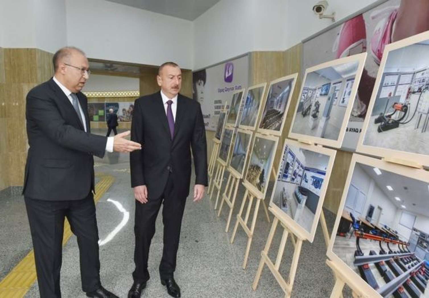 Prezident İlham Əliyev “Xətai” stansiyasında -  FOTOLAR - YENİLƏNİB
