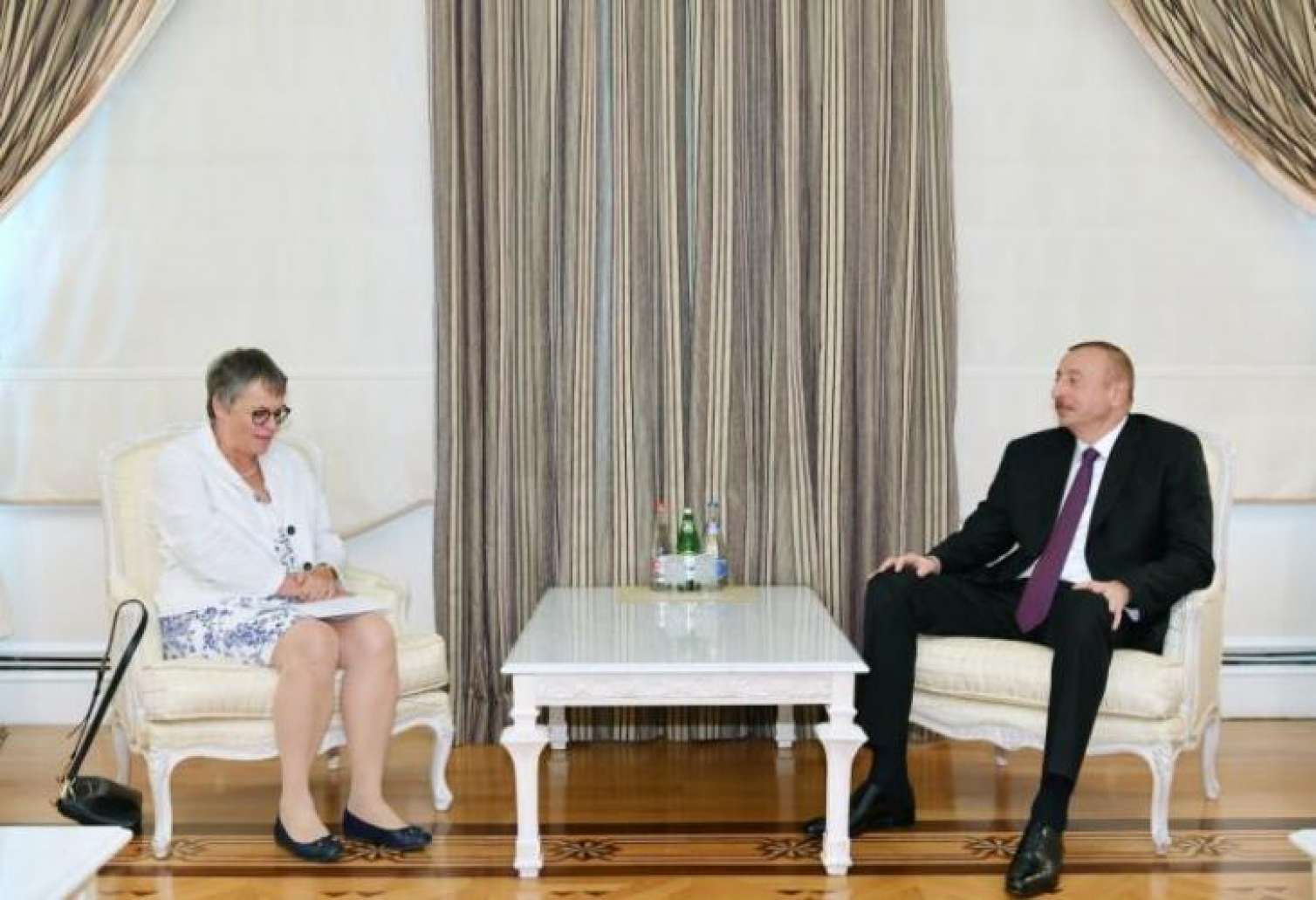 İlham Əliyev AŞPA Prezidentini qəbul etdi 