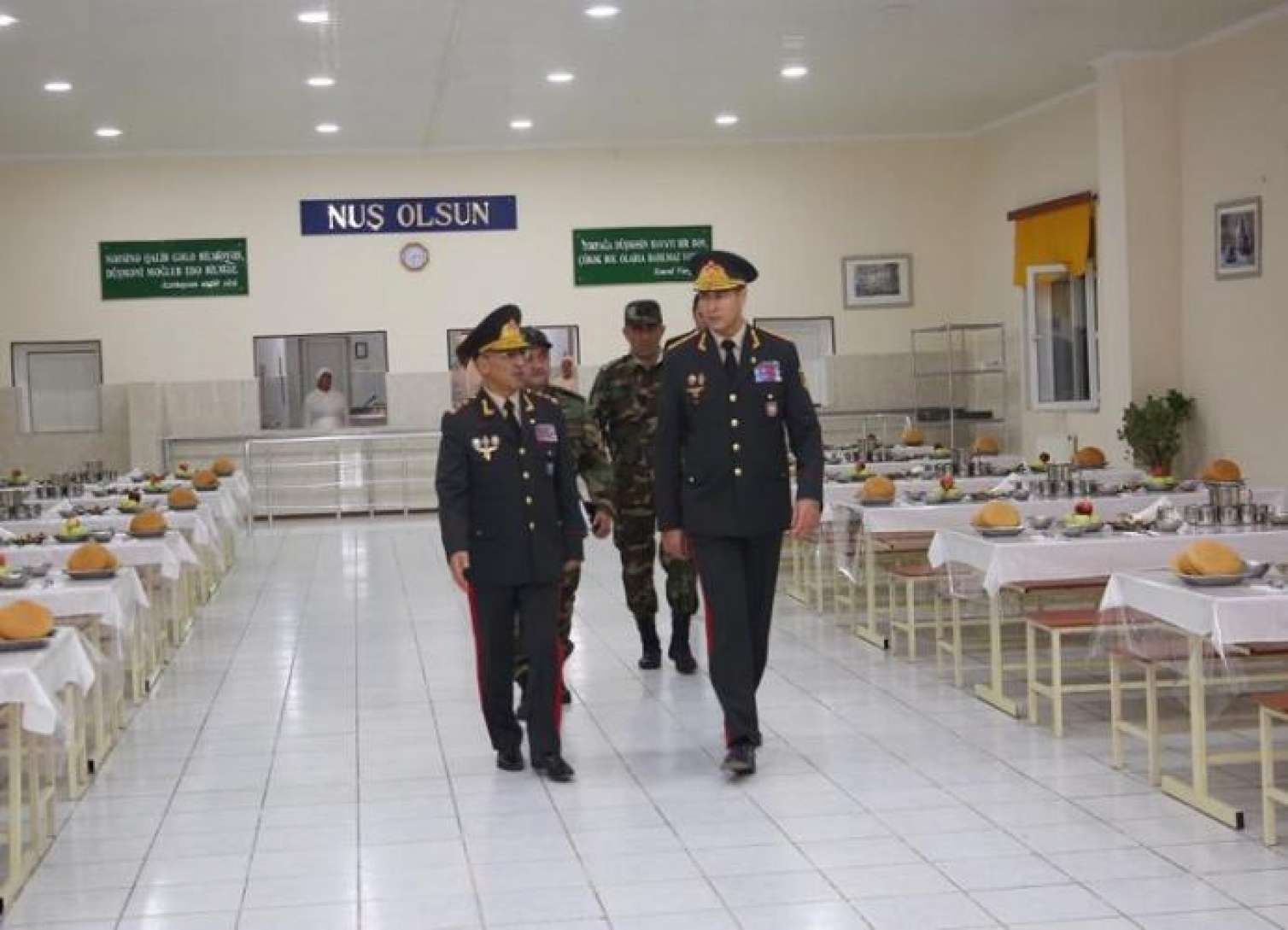 Nazir Lənkəranda hərbi hissədə -  FOTOLAR