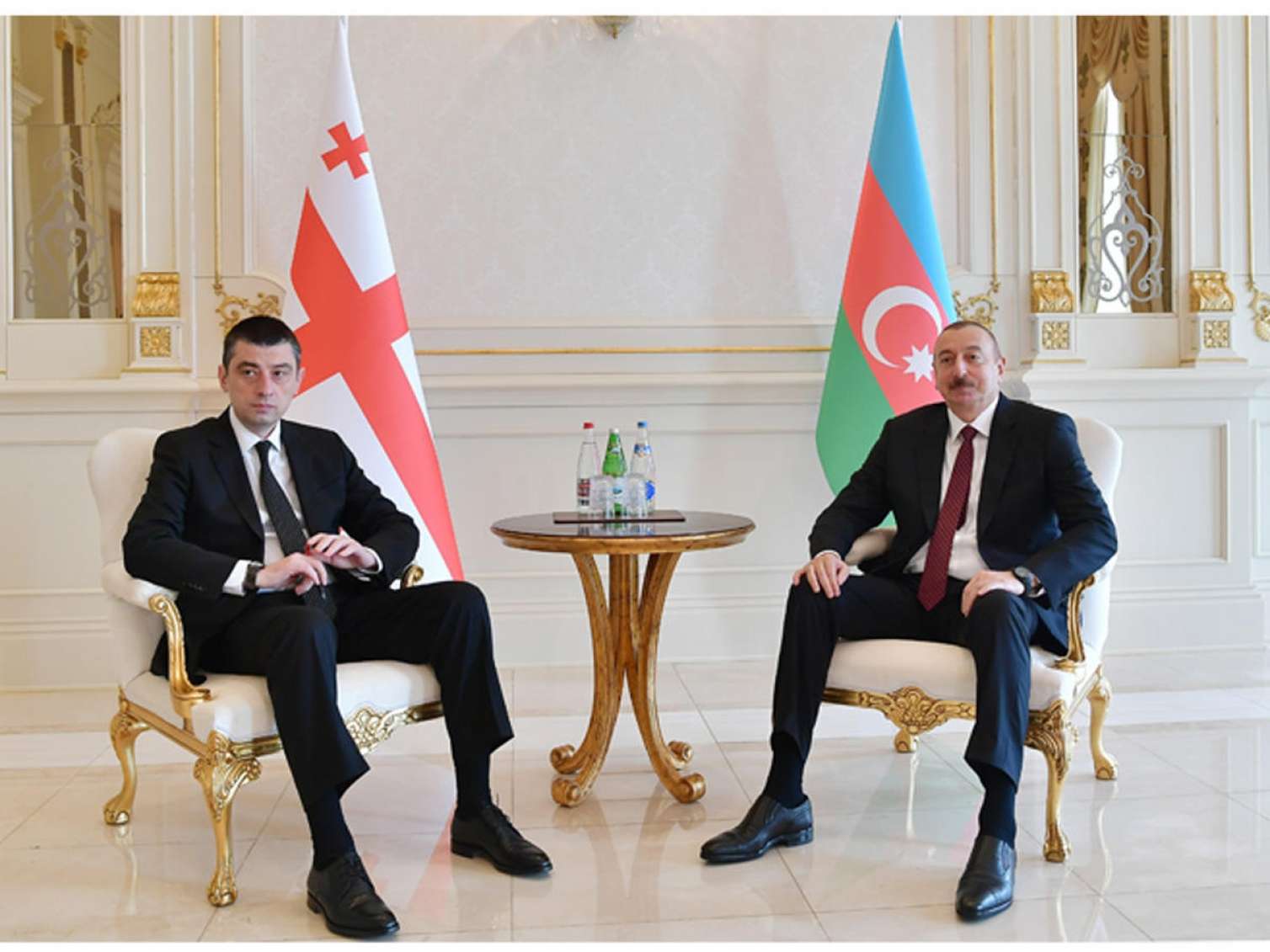 Prezident gürcü Baş Naziri qəbul etdi -  FOTOLAR