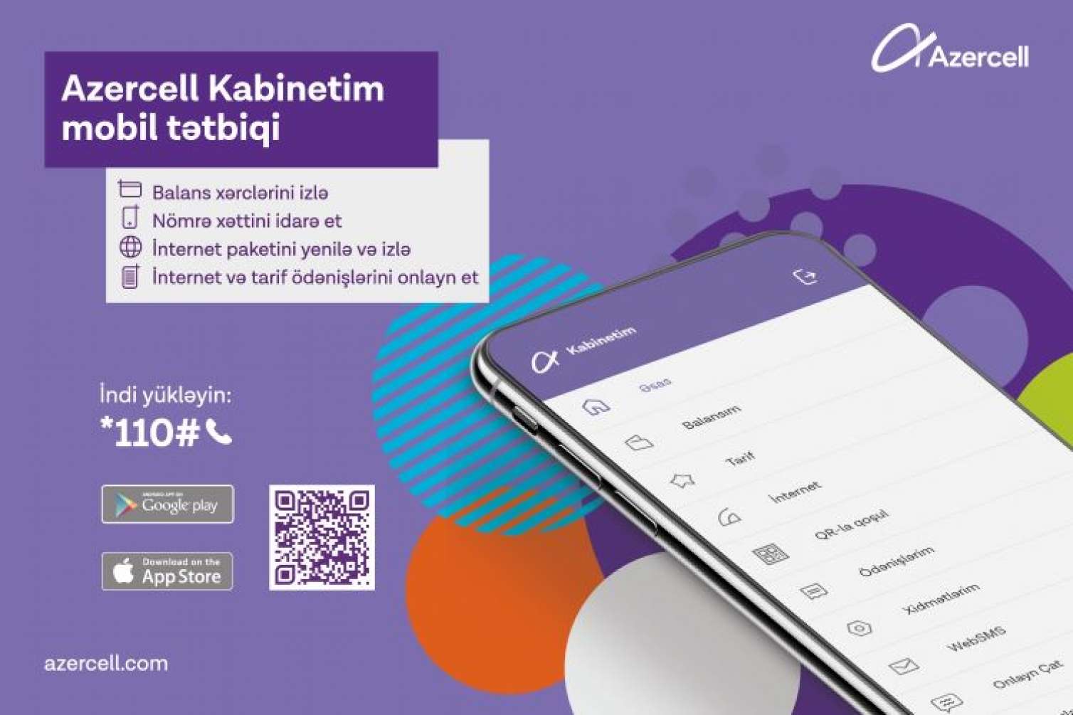"Azercell"in "Kabinetim" mobil tətbiqi yeniləndi 