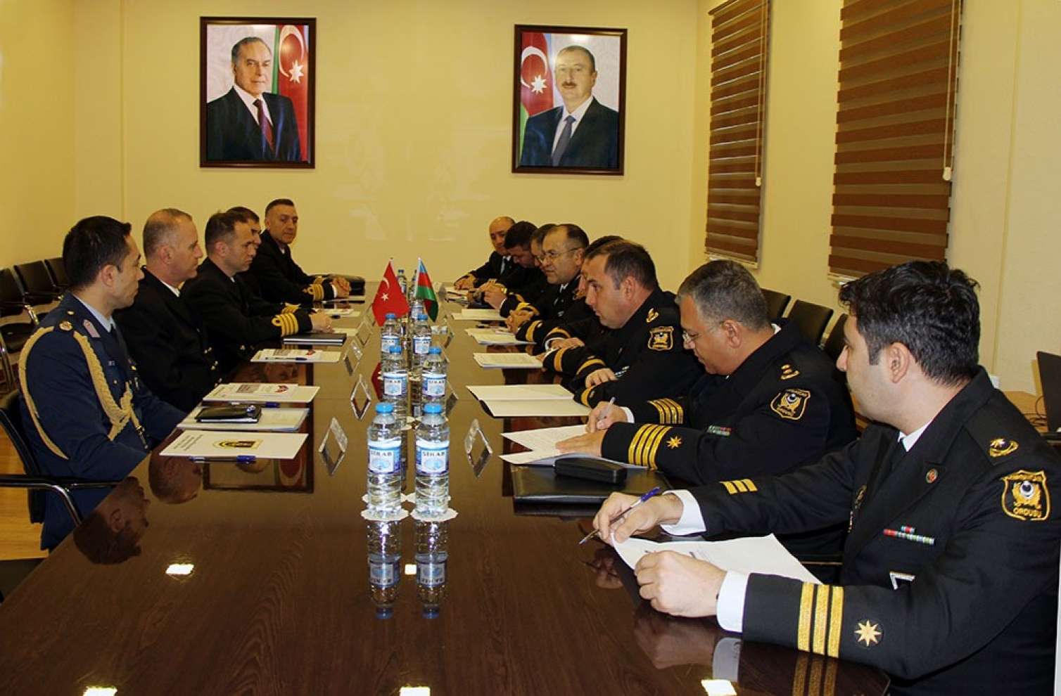 Türkiyə hərbi nümayəndə heyəti Bakıda -  FOTO