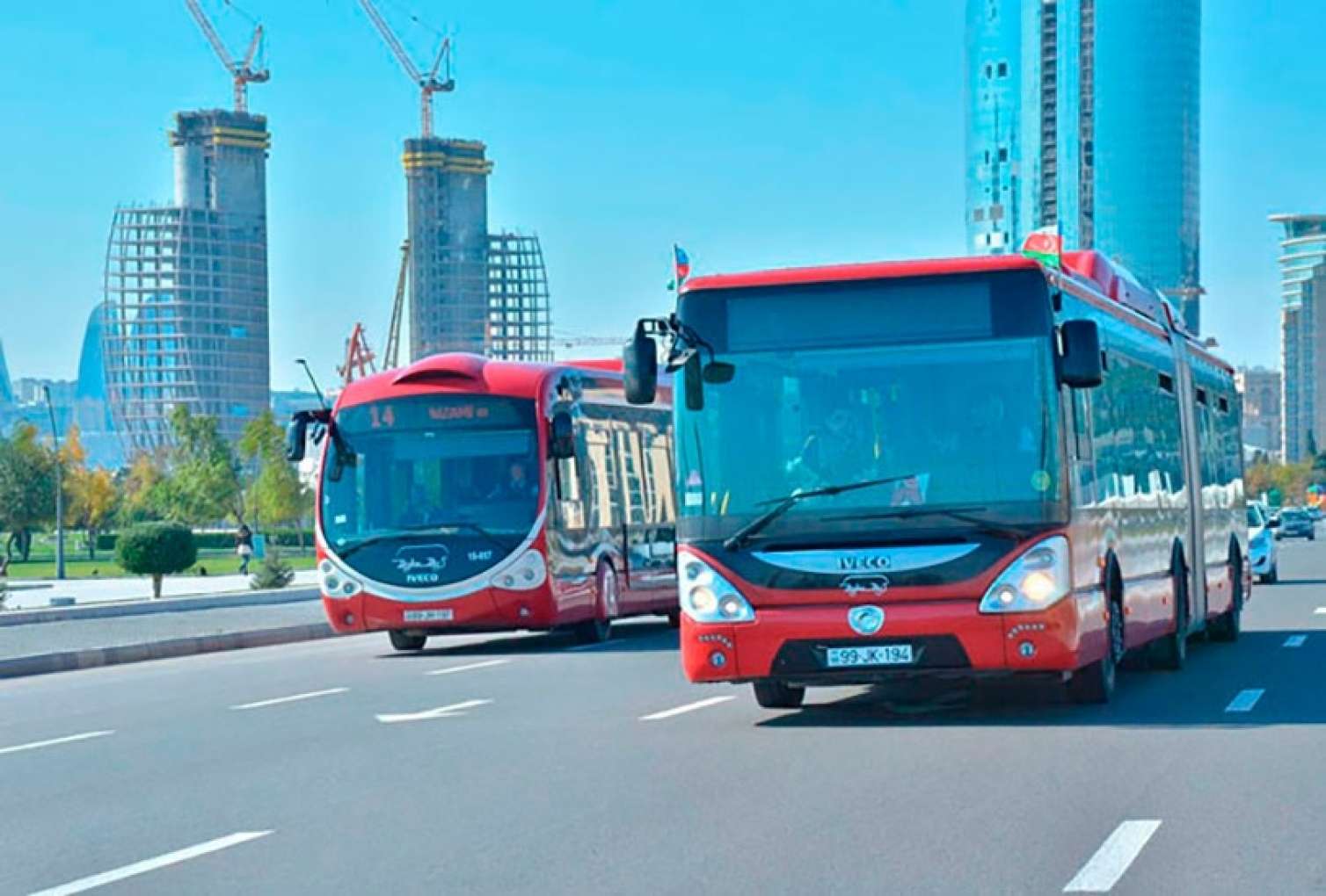 7 marşrut xəttinin hərəkət istiqaməti dəyişdirildi 