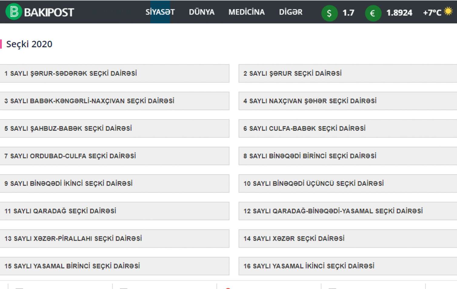 "BakuPost"dan "Seçki 2020" onlayn səsvermə bölməsi ilə bağlı  AÇIQLAMA