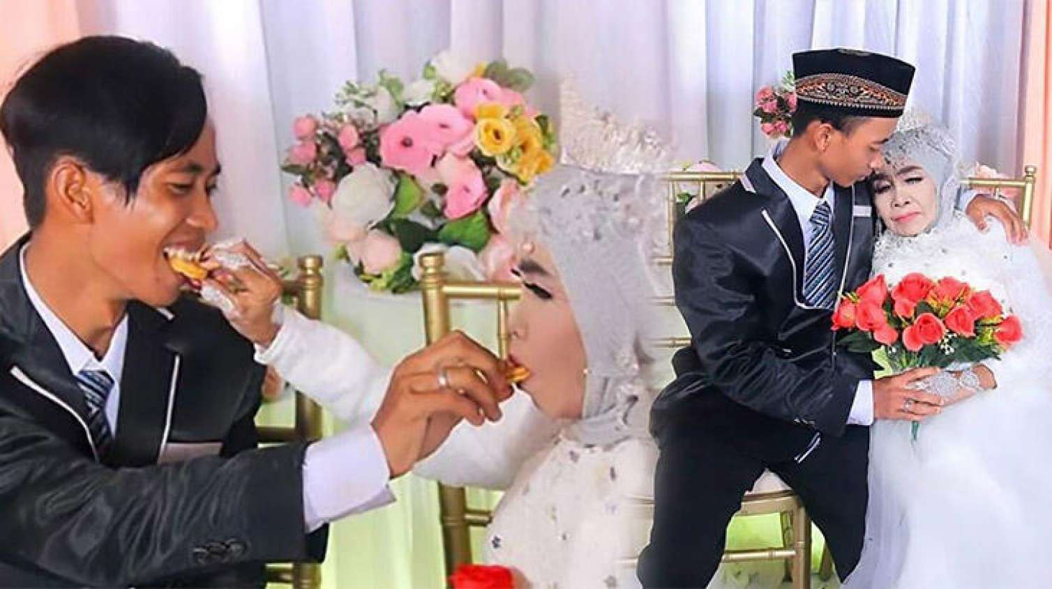 65 yaşlı qadın öz "oğulluğu"na ərə getdi  