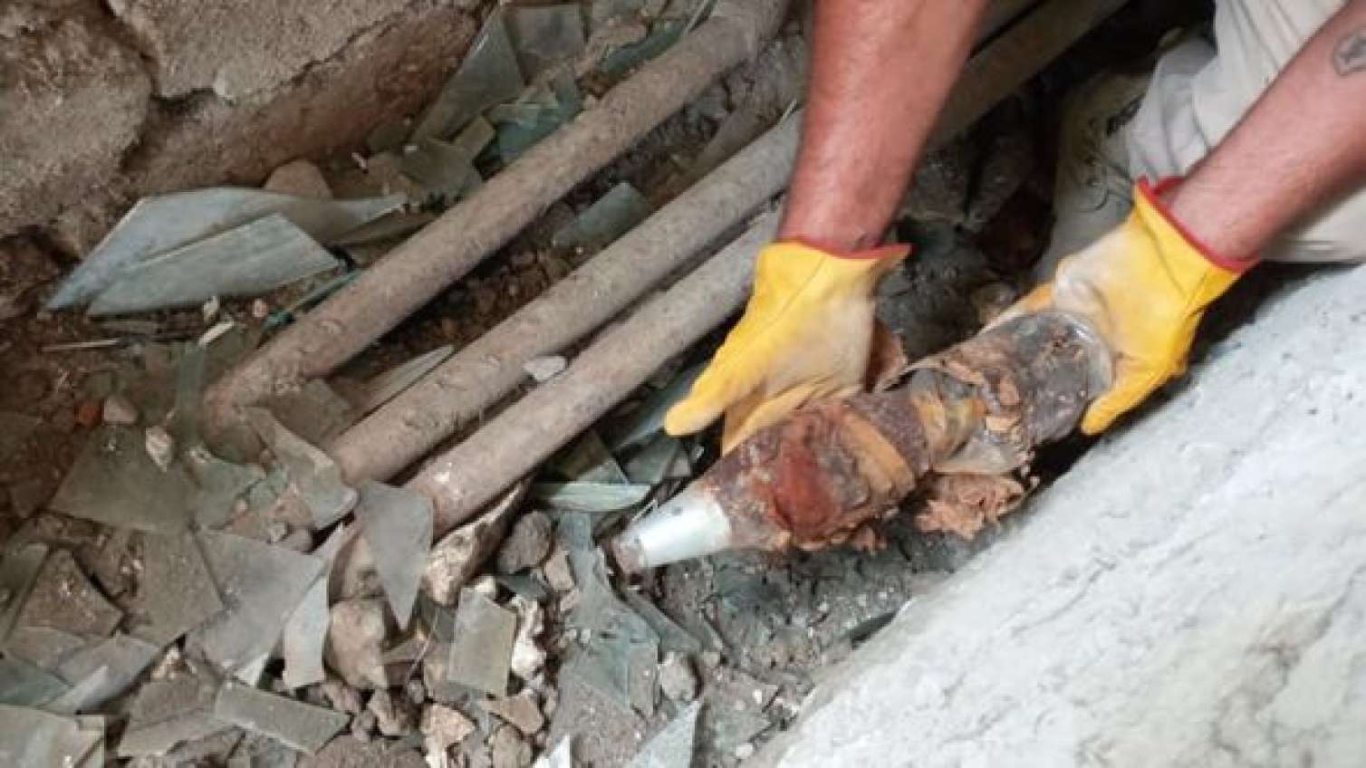 Ağdamda İran istehsalı olan minaatan mərmiləri aşkarlandı  - FOTOLAR