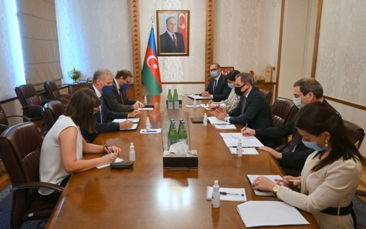 Ceyhun Bayramov Avropa İttifaqının Azərbaycandakı nümayəndəsini qəbul edib -   FOTOLAR