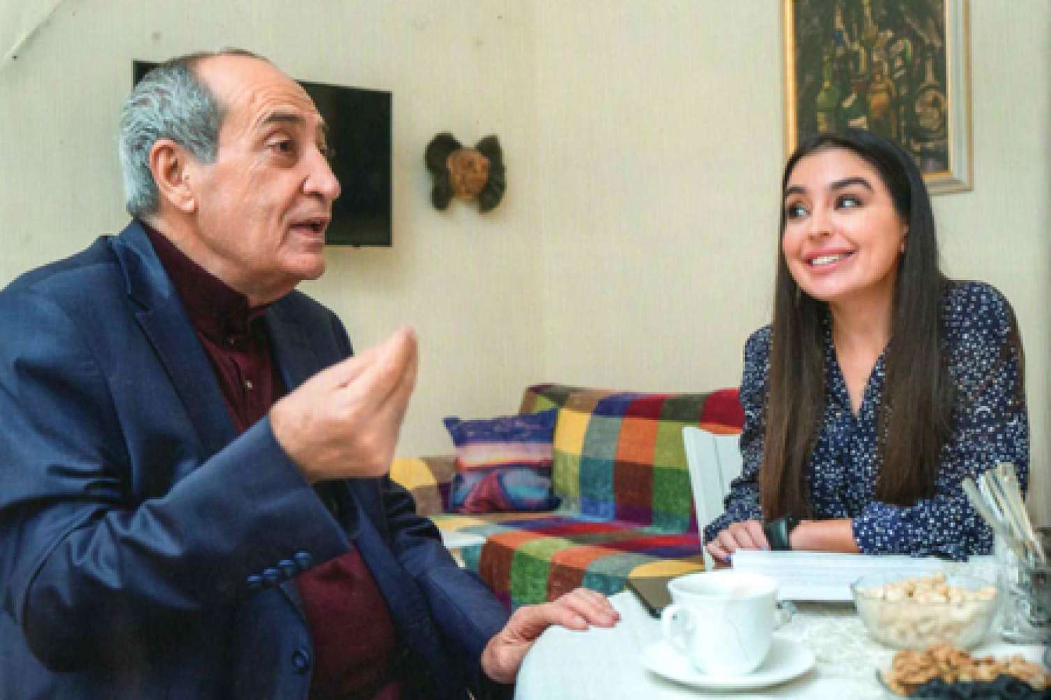 Leyla Əliyevanın Rasim Balayevlə   müsahibəsi 