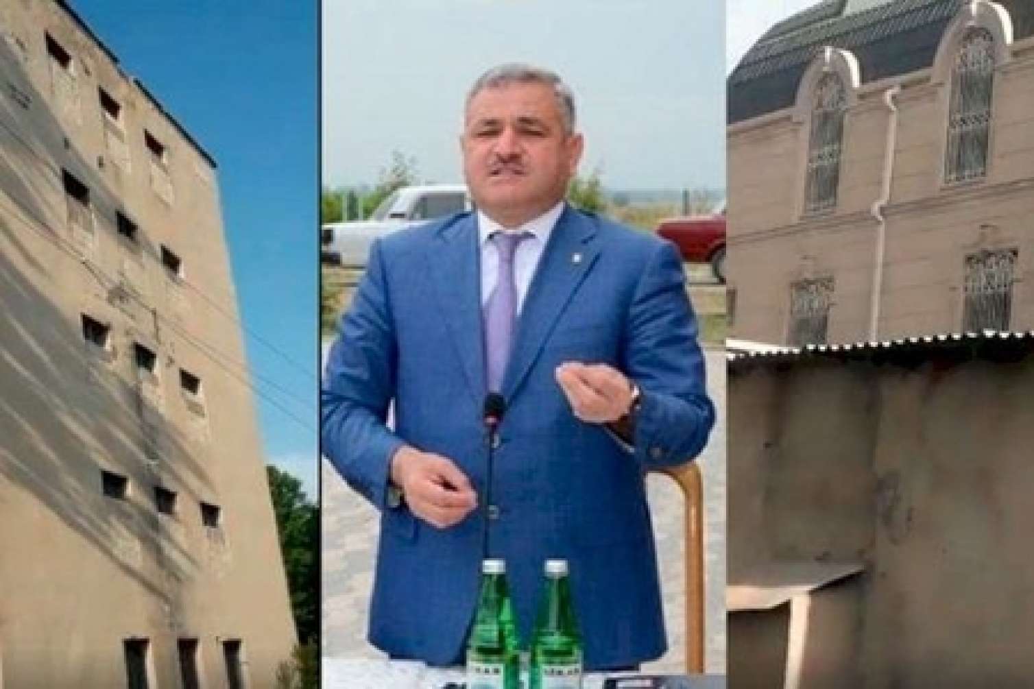 İcra başçısı məktəb yolunu  zəbt edib - VİDEO