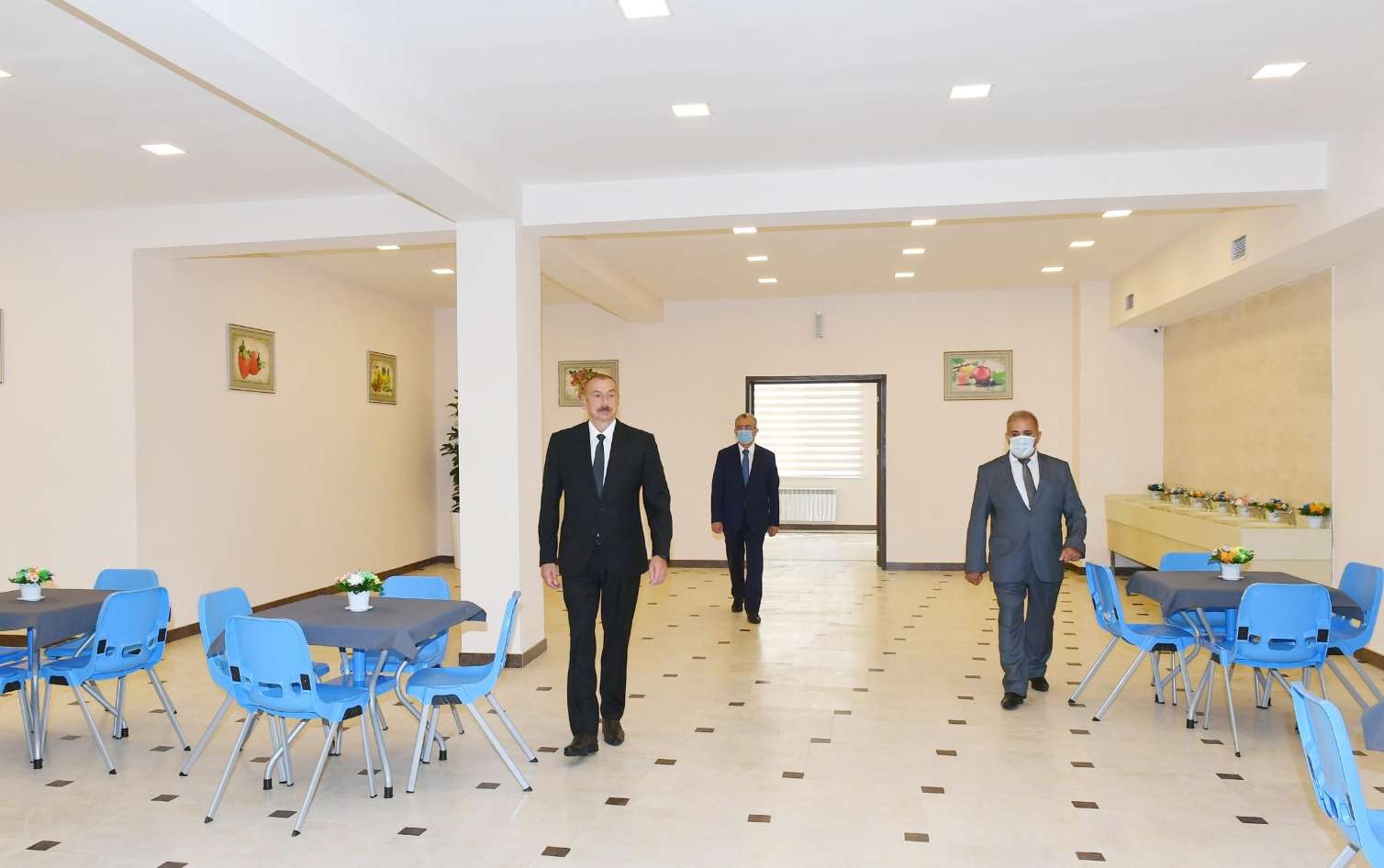 Prezident Əmircanda məktəb açılışında  - FOTOLAR - Yenilənib