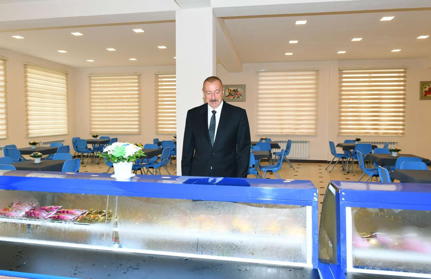 Prezident Əmircanda məktəb açılışında  - FOTOLAR - Yenilənib
