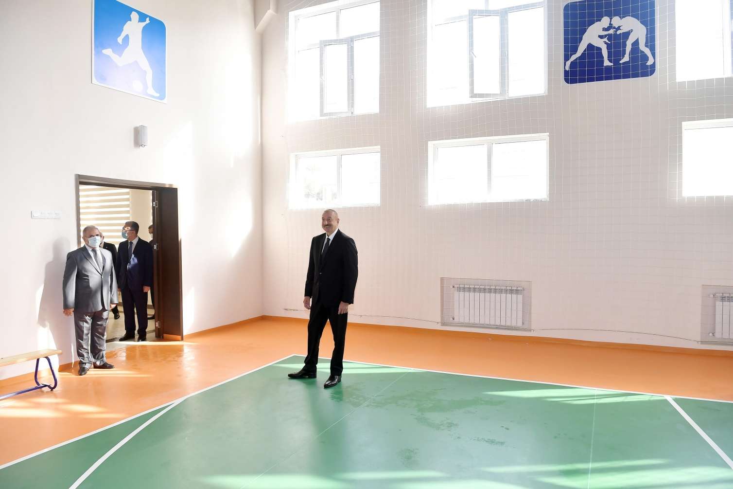 Prezident Əmircanda məktəb açılışında  - FOTOLAR - Yenilənib