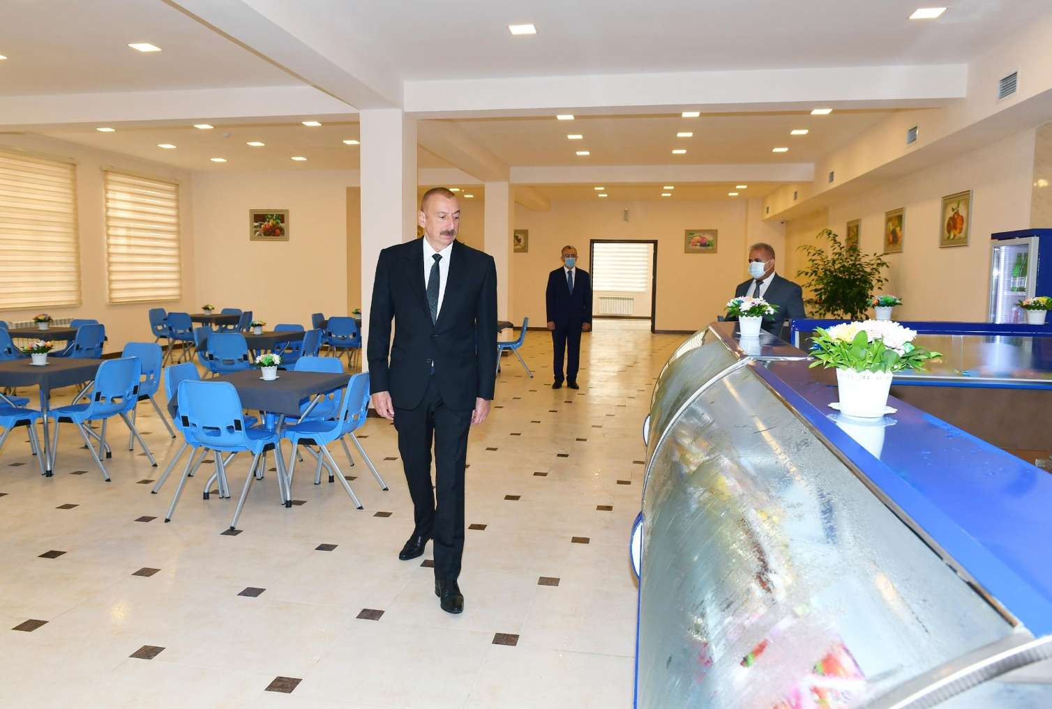 Prezident Əmircanda məktəb açılışında  - FOTOLAR - Yenilənib