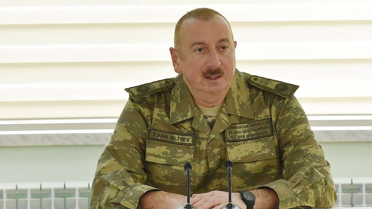 İlham Əliyev cəbhə bölgəsində  VİDEO