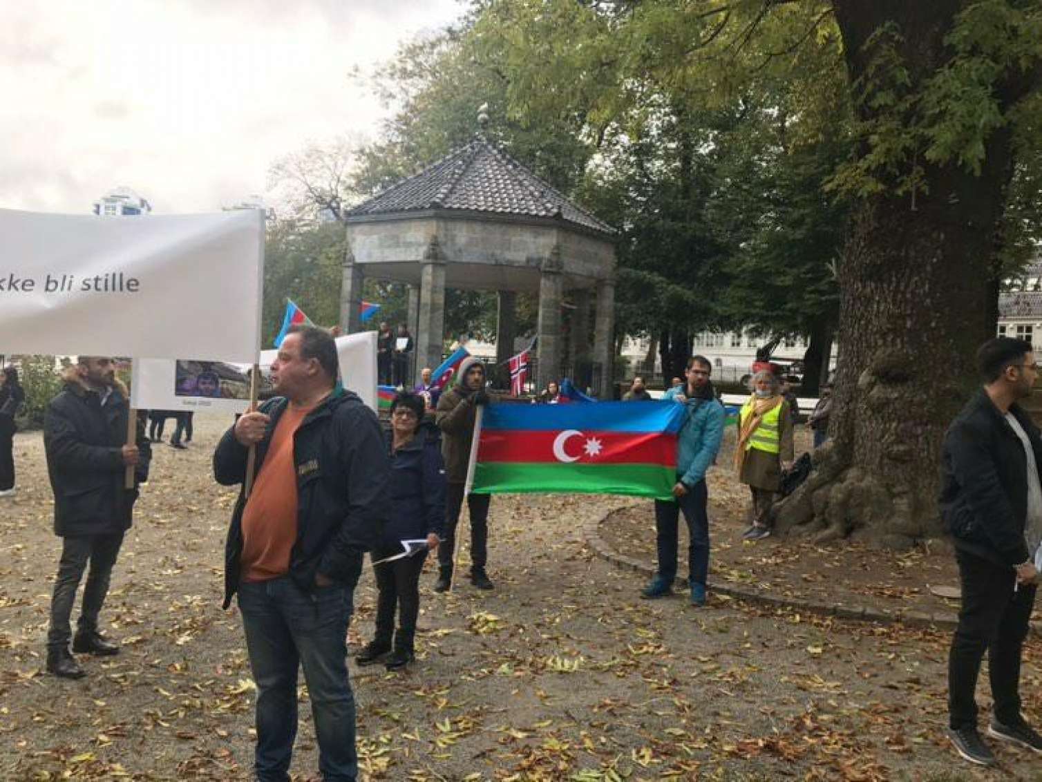 Norveçdə Azərbaycana dəstək aksiyası keçirildi   FOTOLAR + VİDEO