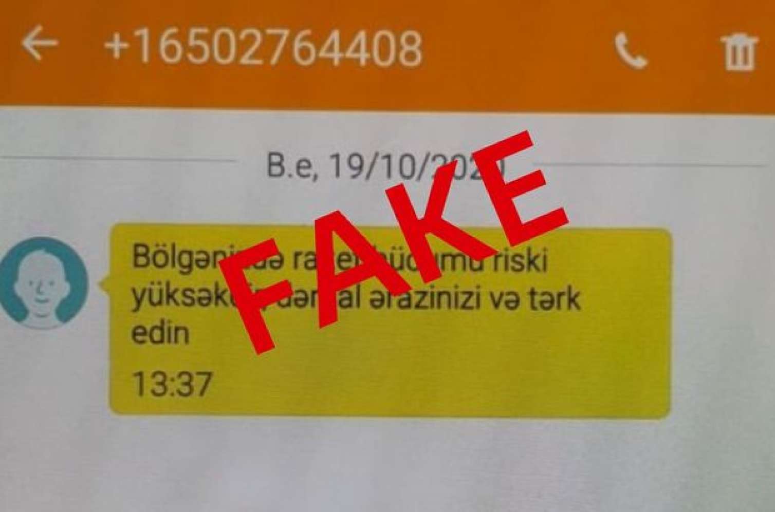 Mesaj vasitəsilə saxta çağırışlar edilir  XƏBƏRDARLIQ 