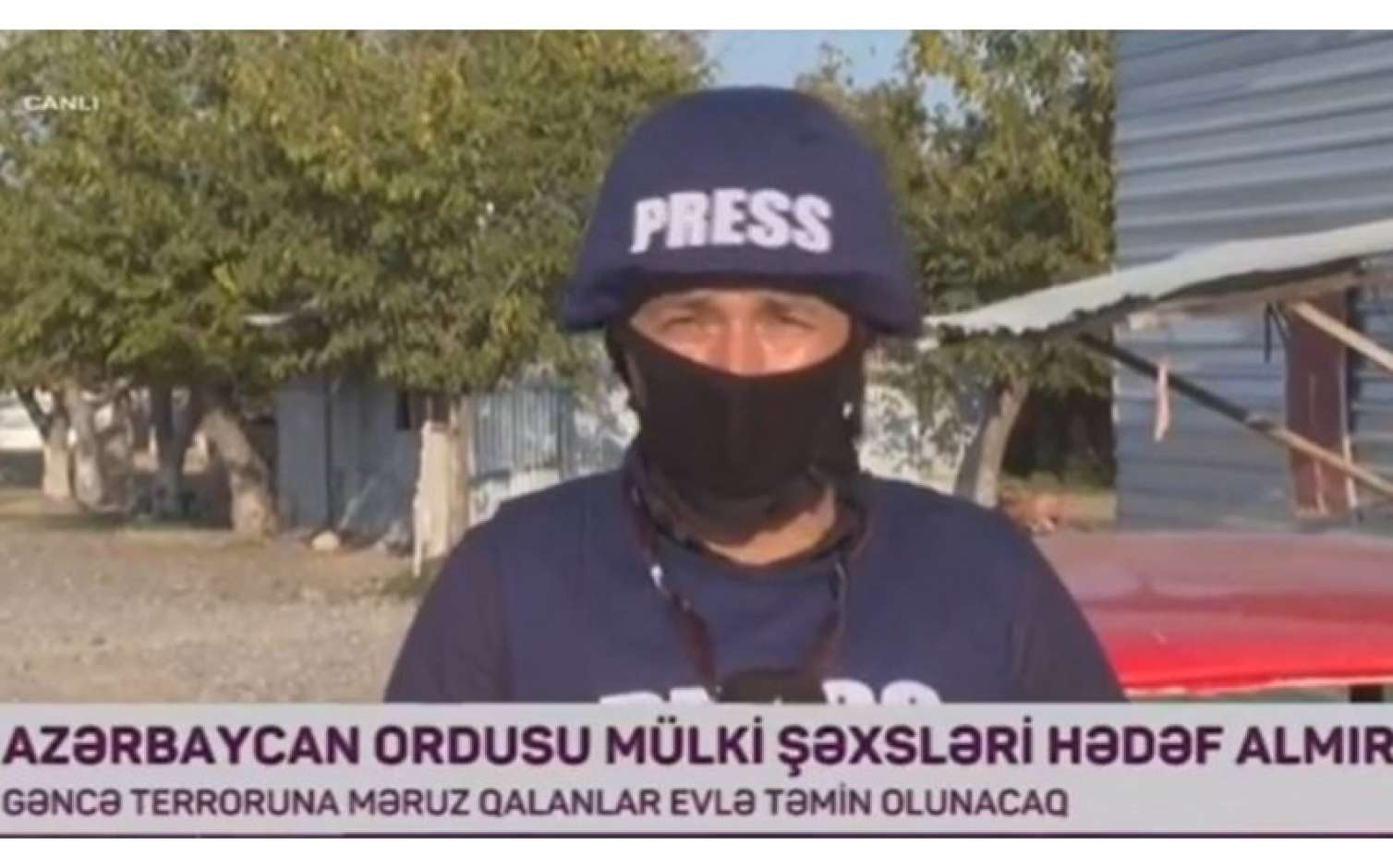Jurnalist cəbhə bölgəsində yaralandı  VİDEO