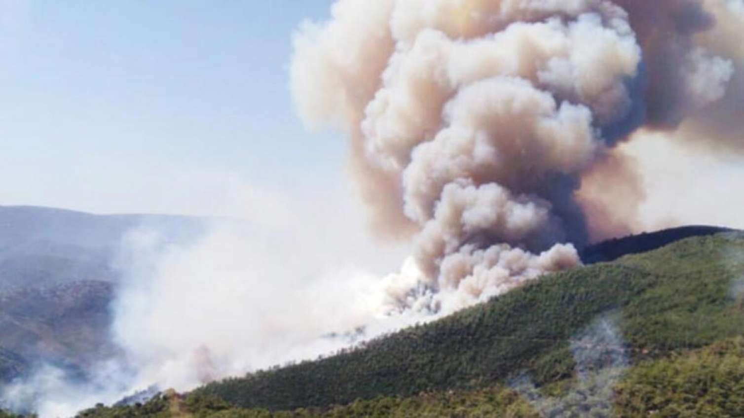 Şahdağ parkında yanğın başlayıb 