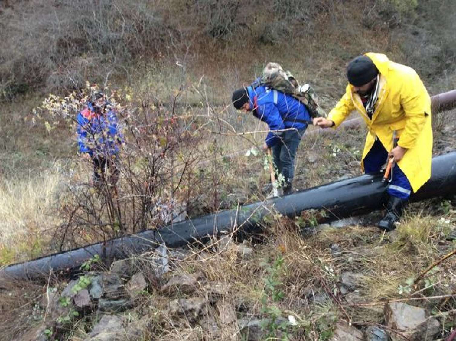 Şuşaya içməli su verildi  FOTOLAR